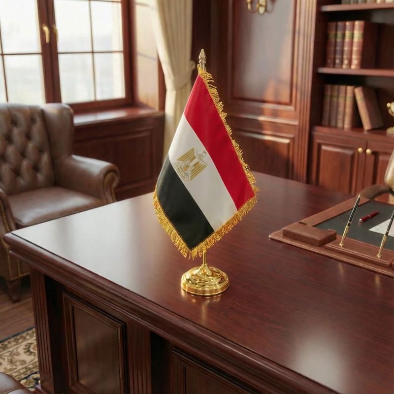 علم مكتب ذهبي