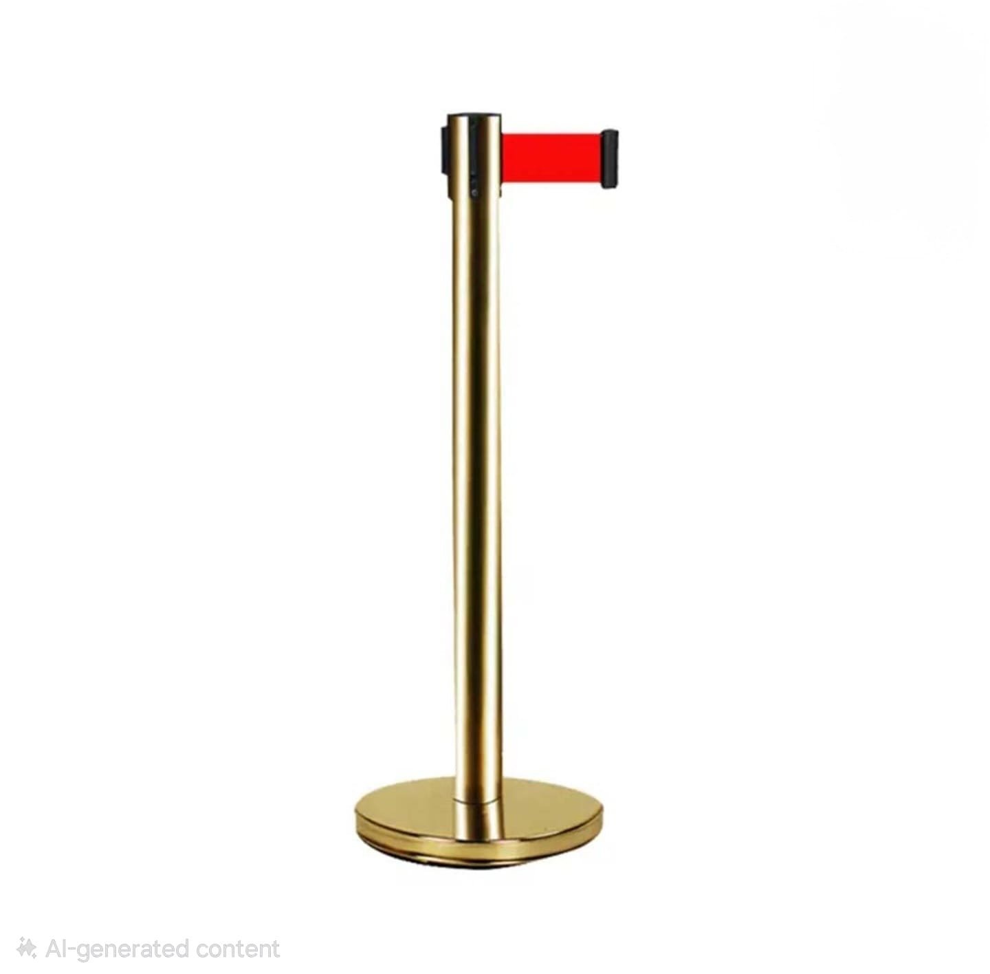 ستاند تشريفة ذهبي شريط احمر